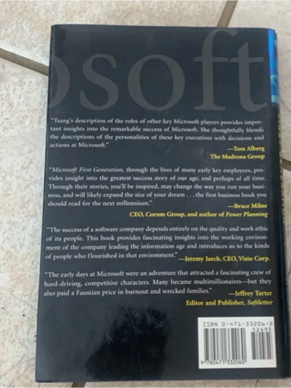 Microsoft Hardcover Book in Black and Blue - First Generation
